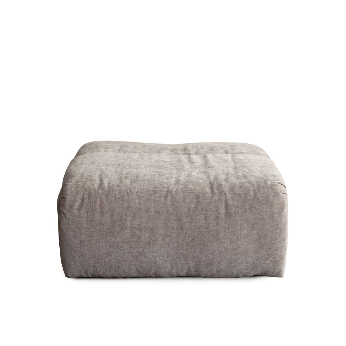 Leigh Ottoman in Dove Nature Polyester Fabric by Diamond Sofa