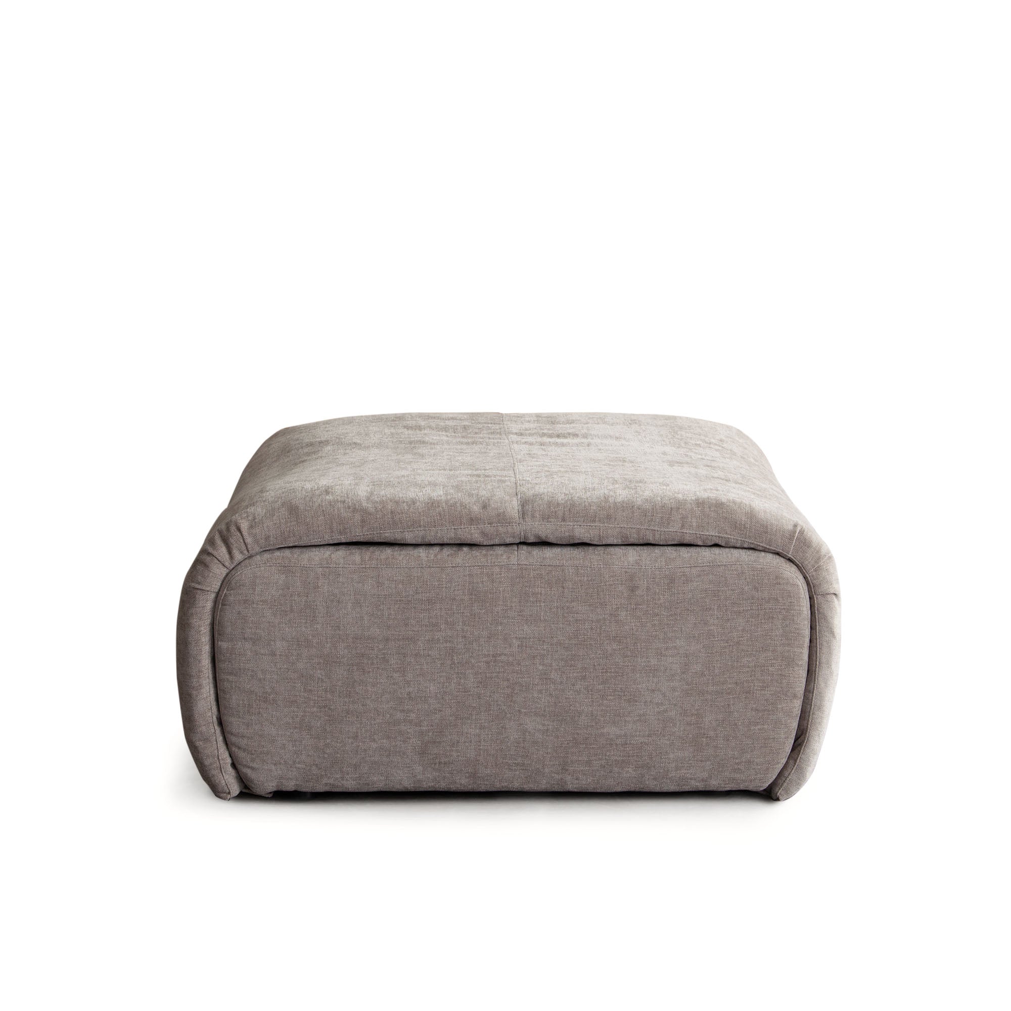 Leigh Ottoman in Dove Nature Polyester Fabric by Diamond Sofa