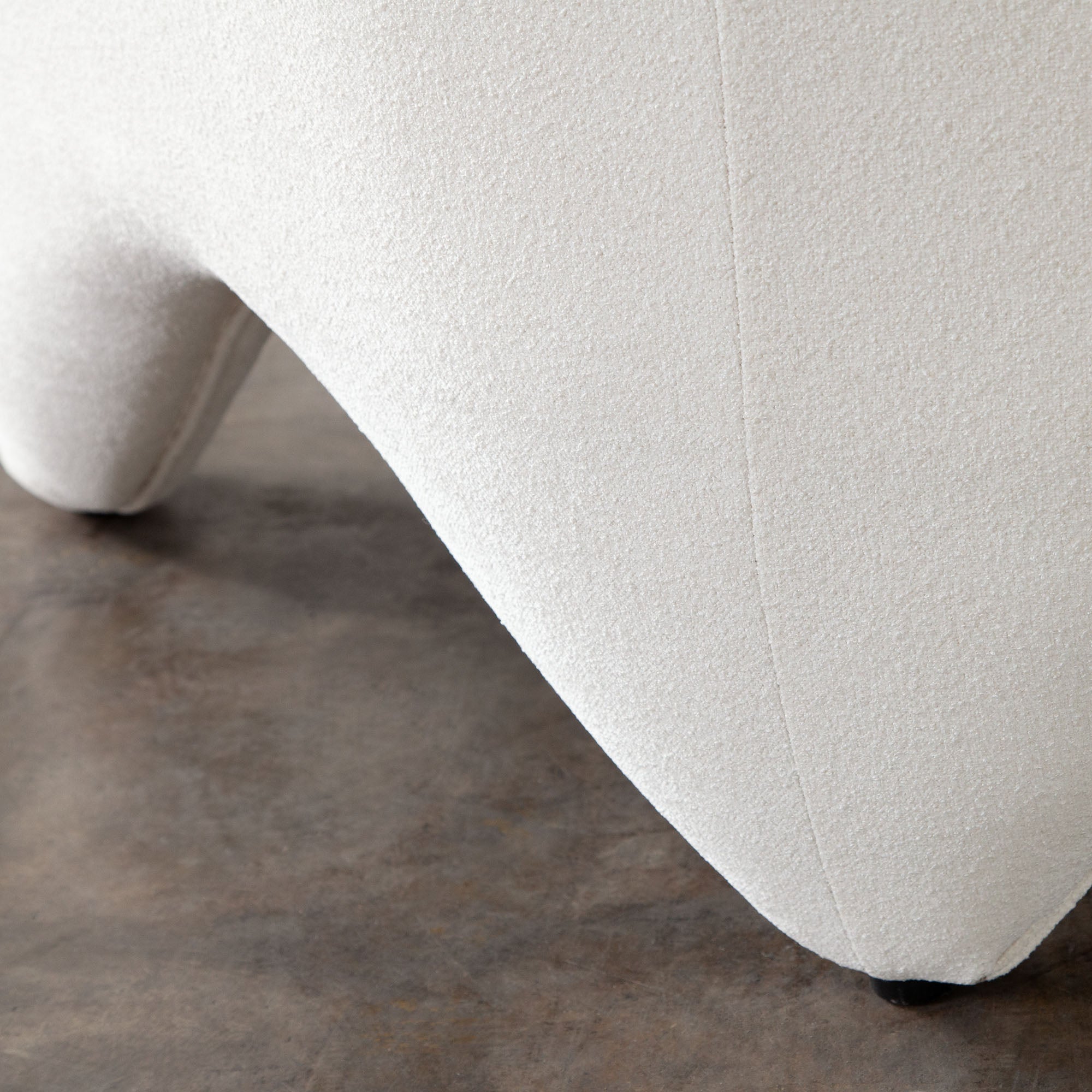 Link Accent Chair in Elite Ivory Fabric by Diamond Sofa - styled in a staged room by Center Stage Home Design