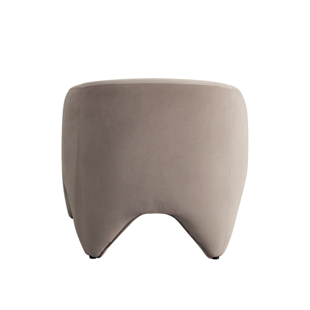 Link Accent Chair in Winter Mink Performance Velvet by Diamond Sofa