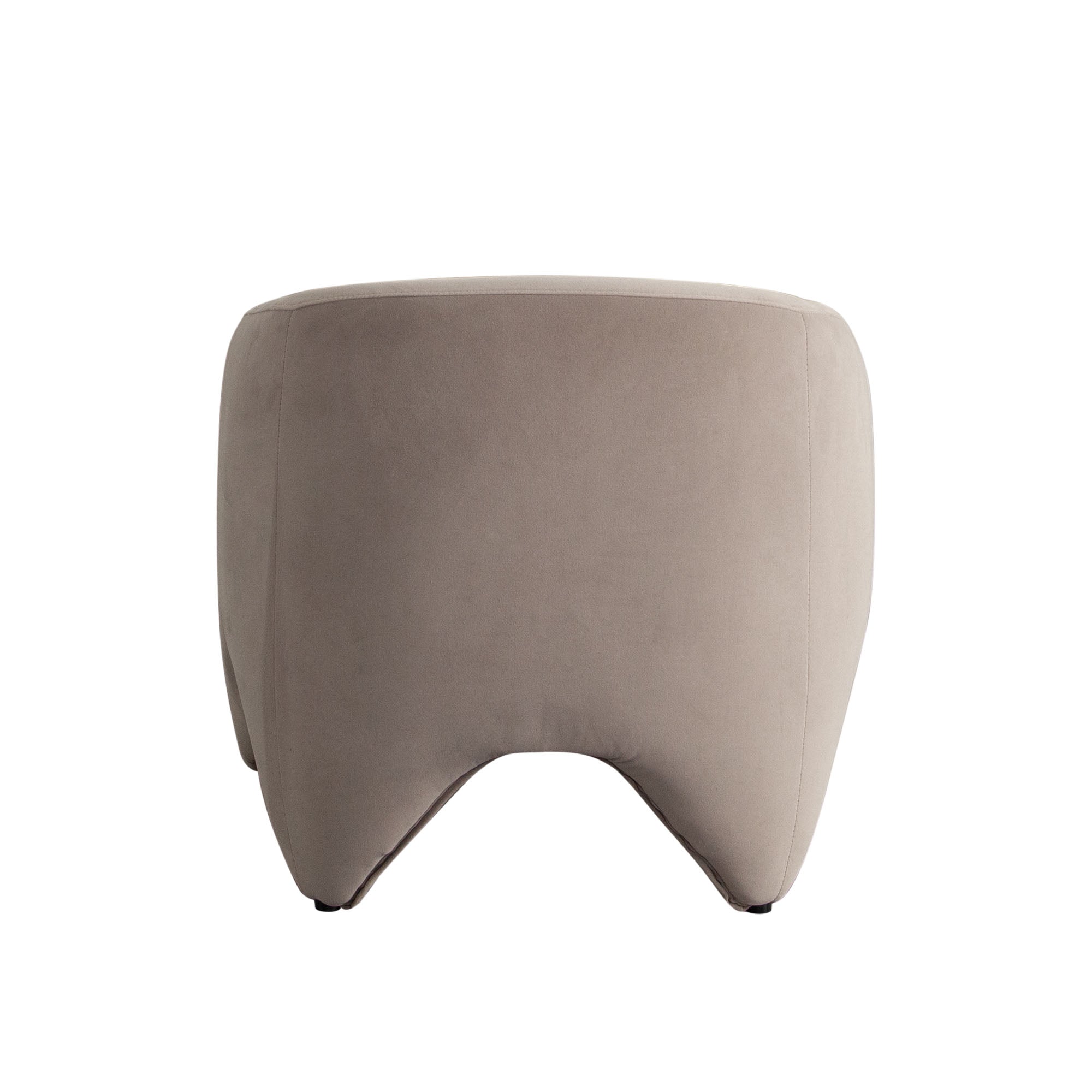 Link Accent Chair in Winter Mink Performance Velvet by Diamond Sofa