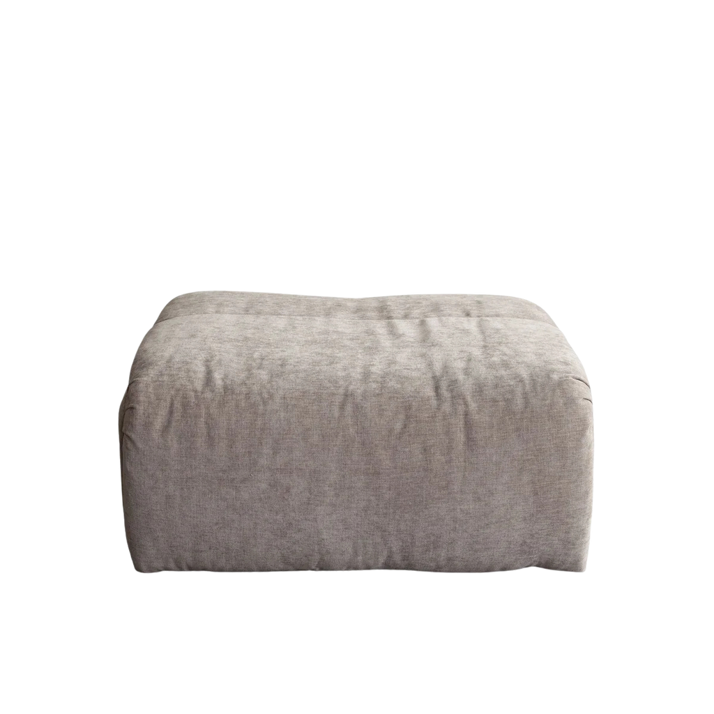 Leigh Ottoman in Dove Nature Polyester Fabric by Diamond Sofa