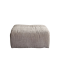 Leigh Ottoman in Dove Nature Polyester Fabric by Diamond Sofa