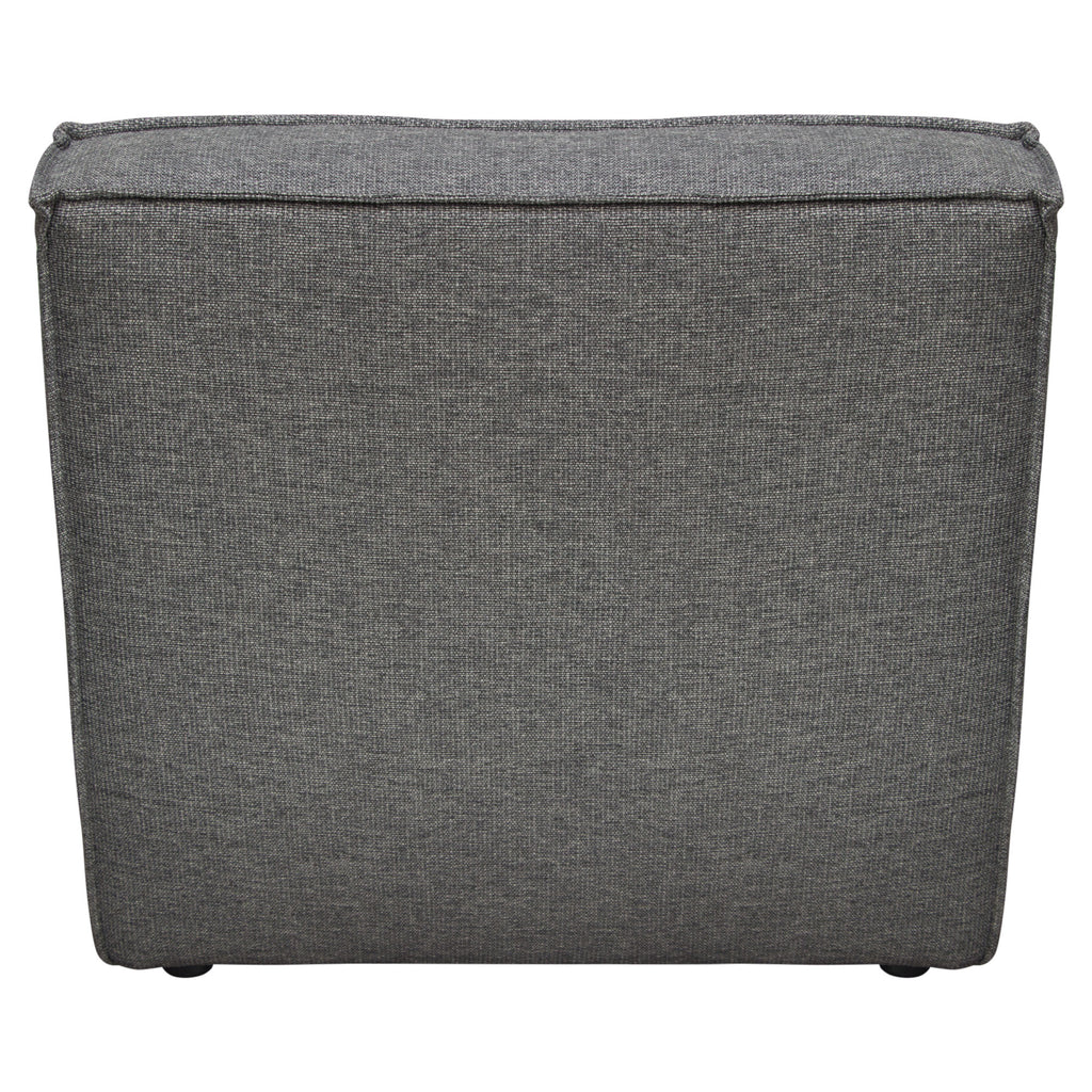 Marshall 3PC Corner Modular Sectional w/ Scooped Seat in Grey Fabric by Diamond Sofa
