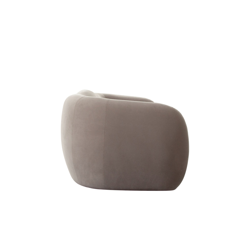 Maya Sofa in Modern Shitake Mink Performance Velvet by Diamond Sofa