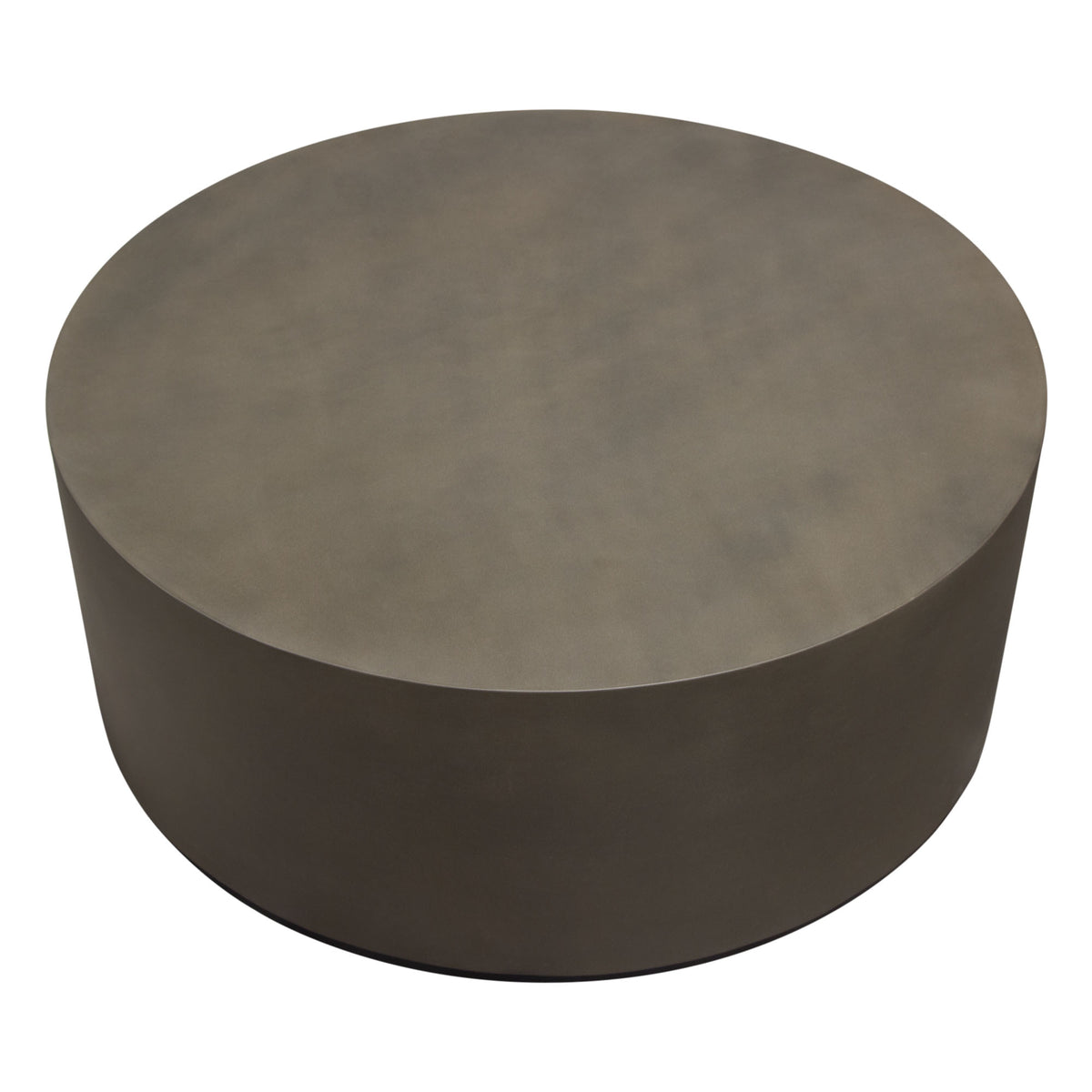 Montage Round Natural Cement Grey Cocktail Table by Diamond Sofa