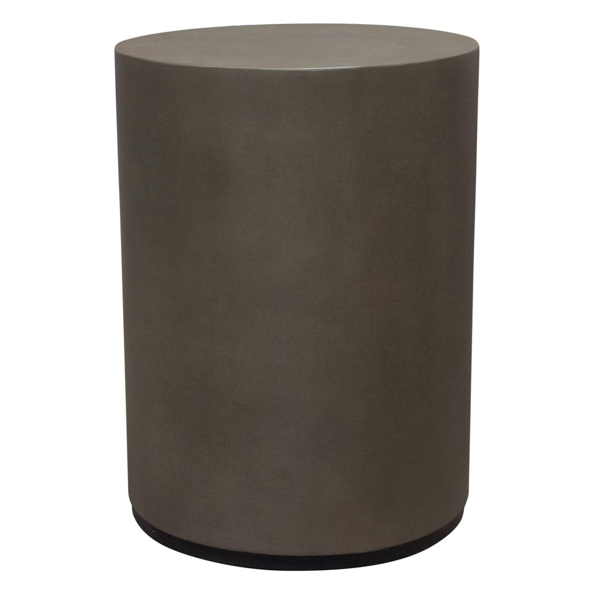 Montage Round Natural Cement Grey End Table by Diamond Sofa
