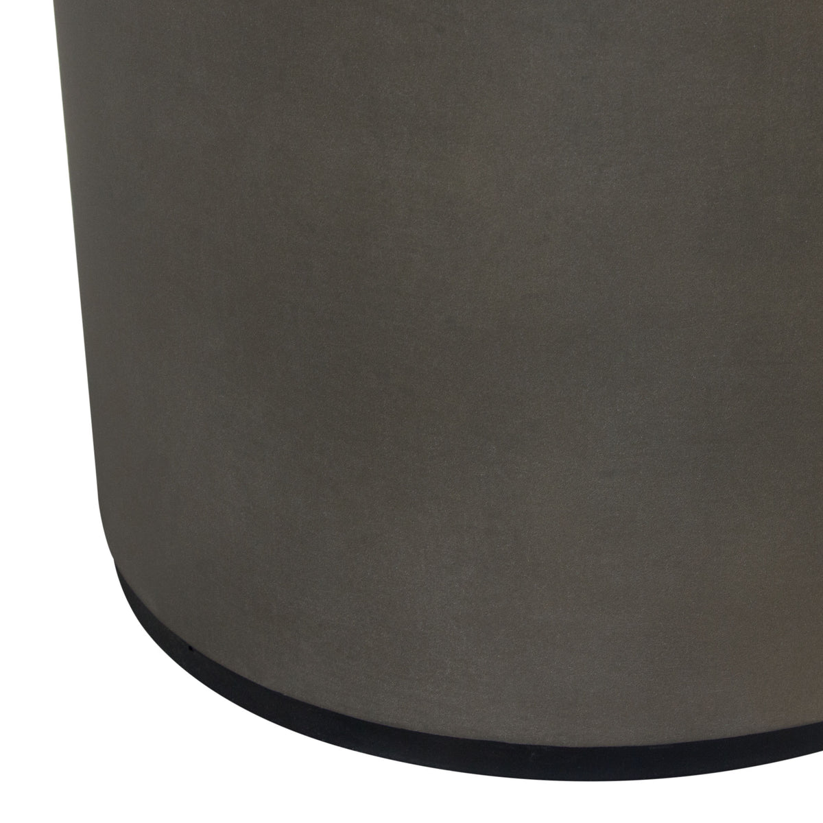 Montage Round Natural Cement Grey End Table by Diamond Sofa - styled in a staged room by Center Stage Home Design