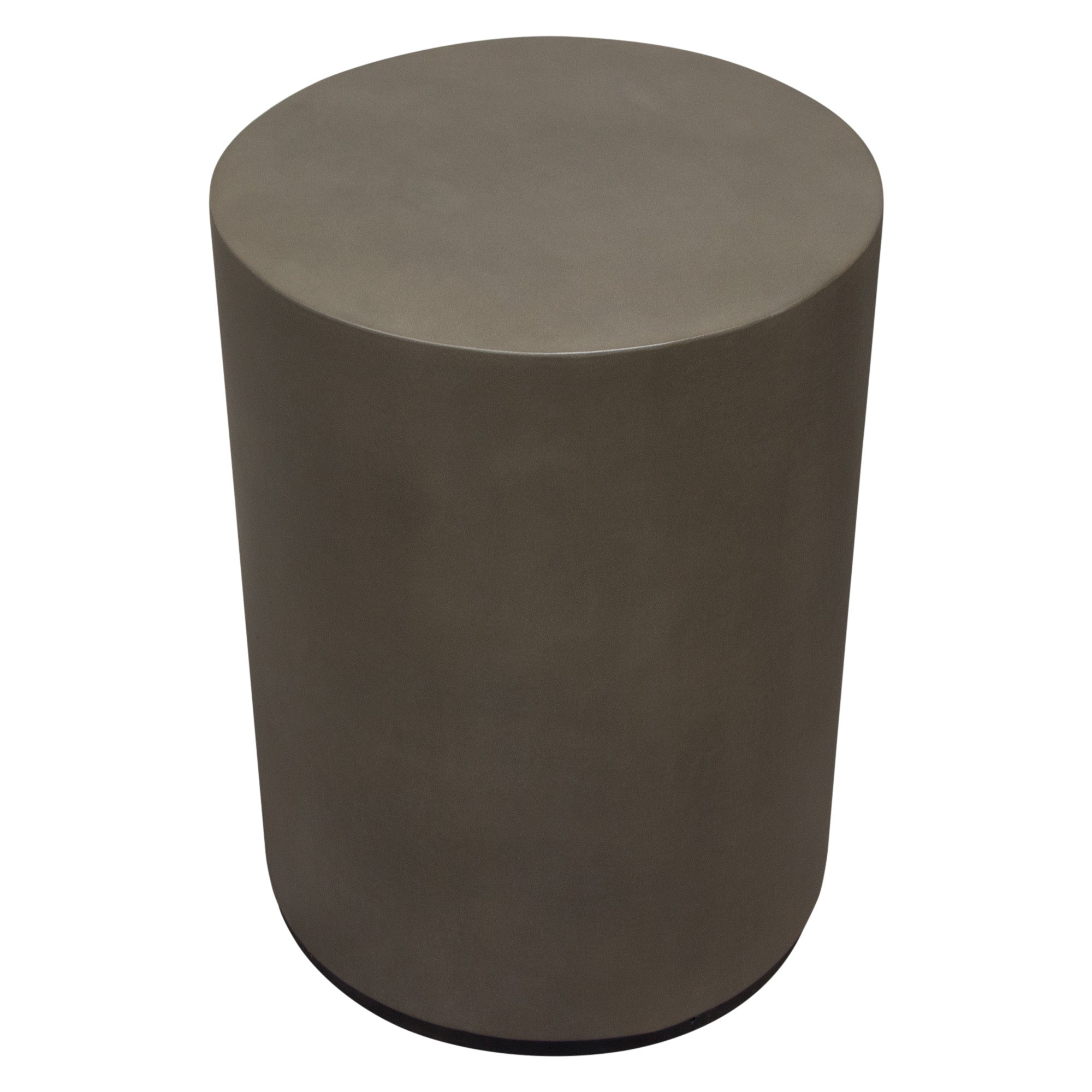 Montage Round Natural Cement Grey End Table by Diamond Sofa