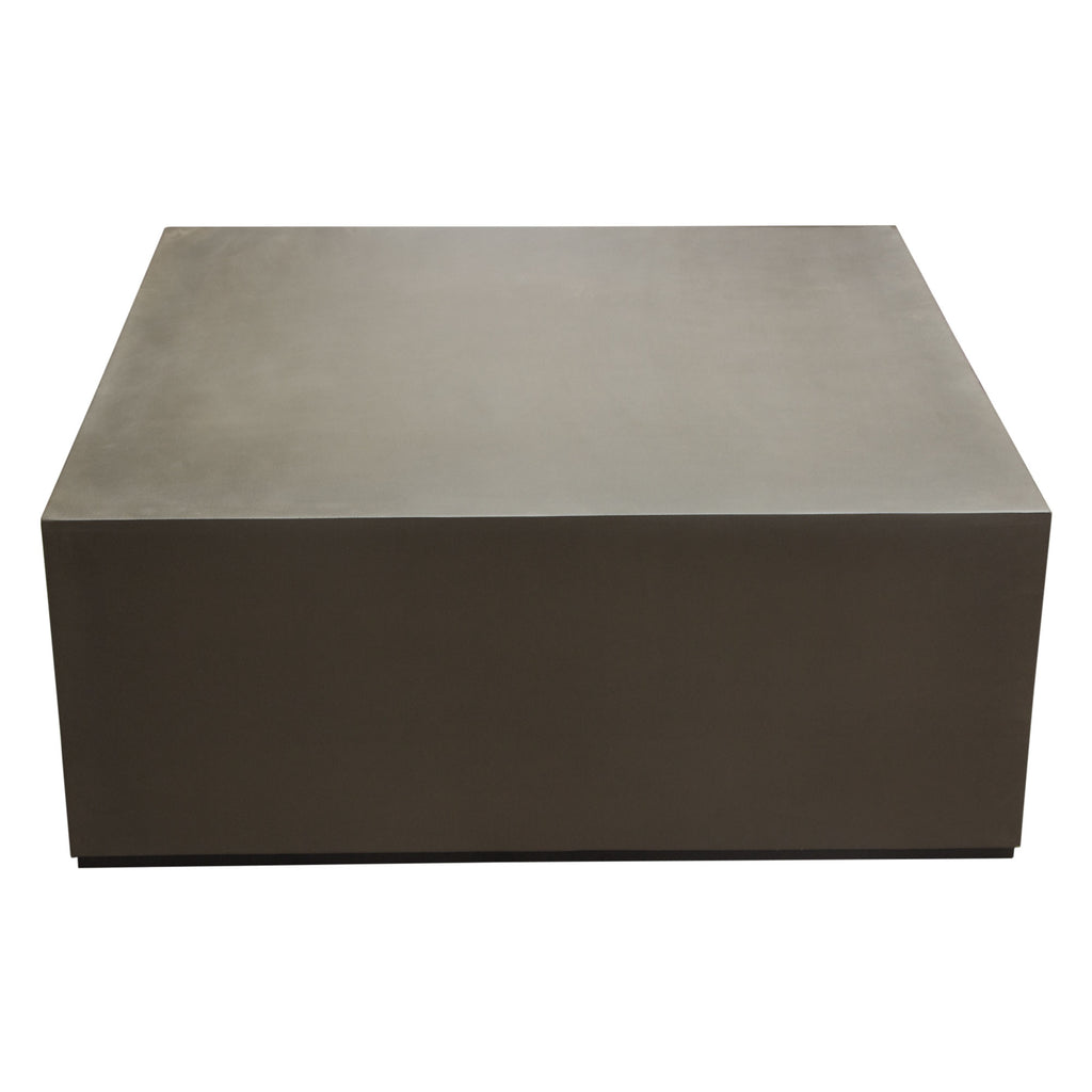 Montage Square Natural Cement Grey Coffee Table by Diamond Sofa