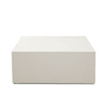 Montage Square Cocktail Table in Ivory Faux Cement Finish by Diamond Sofa