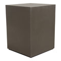 Montage Square Natural Cement Grey End Table by Diamond Sofa