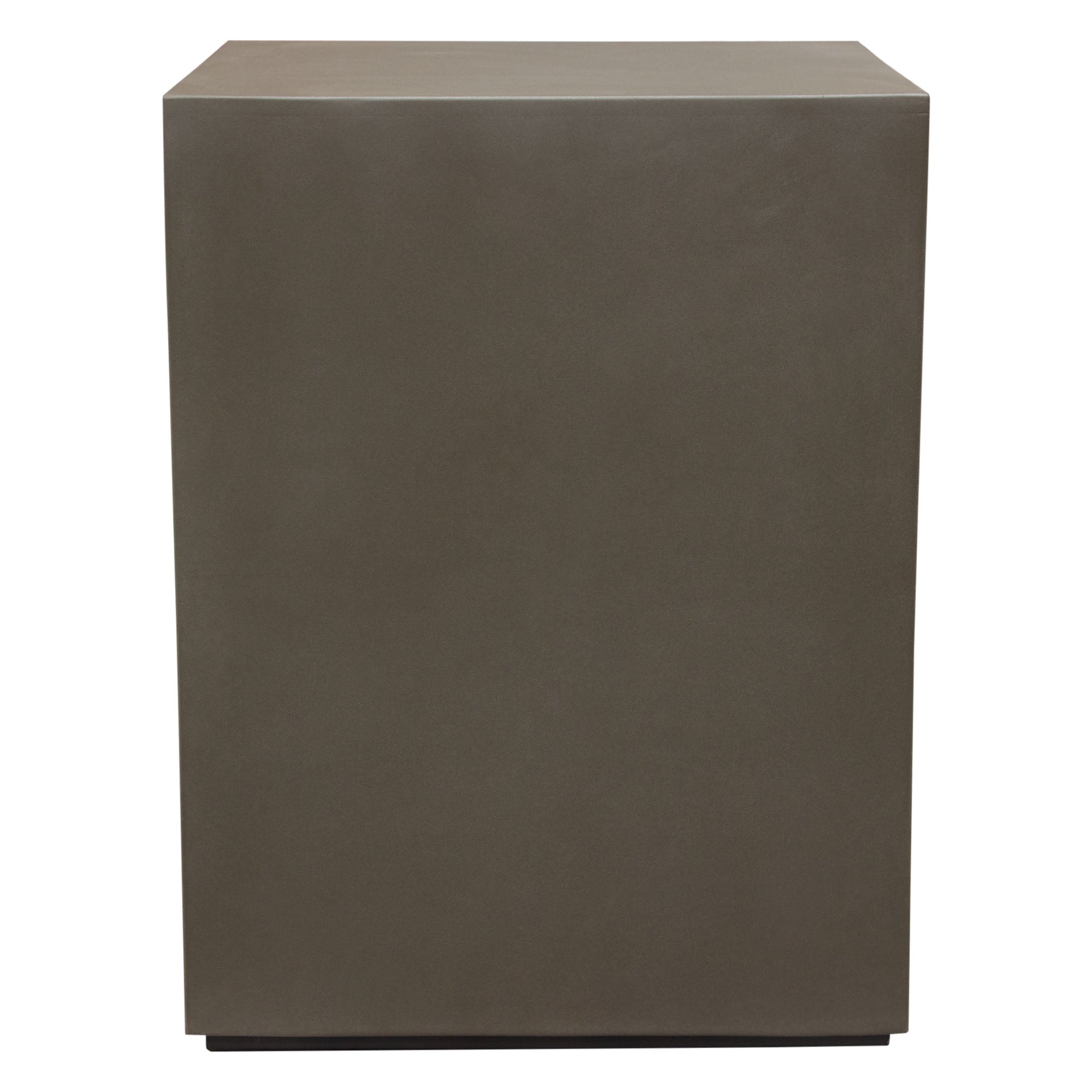 Montage Square Natural Cement Grey End Table by Diamond Sofa