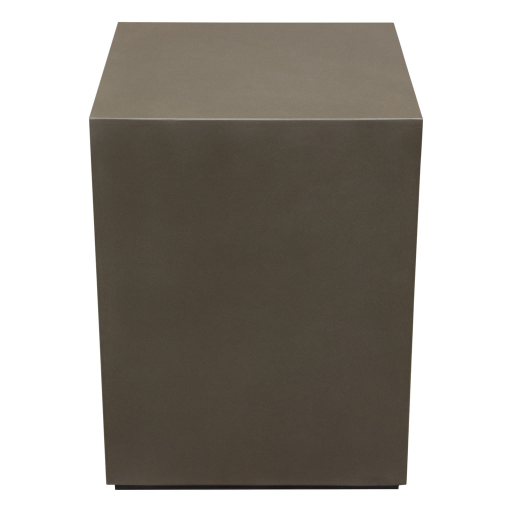 Montage Square Natural Cement Grey End Table by Diamond Sofa