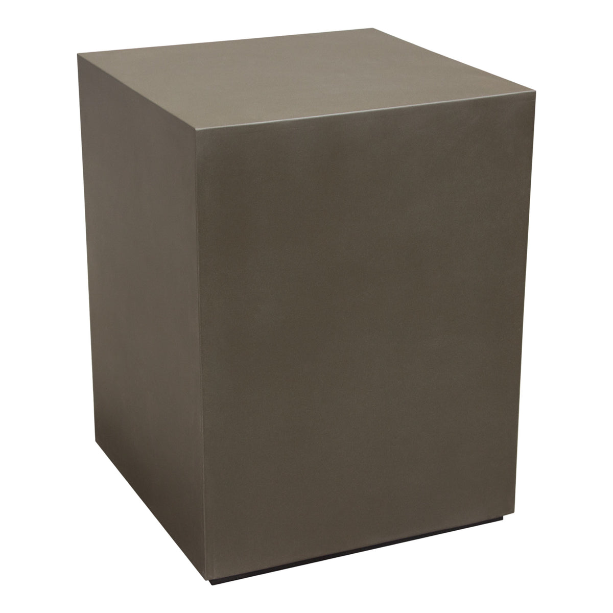 Montage Square Natural Cement Grey End Table by Diamond Sofa