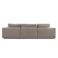 Muse 4PC Modular Reversible Chaise Sectional in Winter Mink Performance Velvet by Diamond Sofa