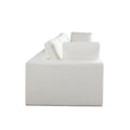 Muse 3PC Modular Sofa in Mist White Performance Fabric by Diamond Sofa