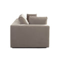 Muse 2PC Modular Sofa in Winter Mink Performance Velvet by Diamond Sofa