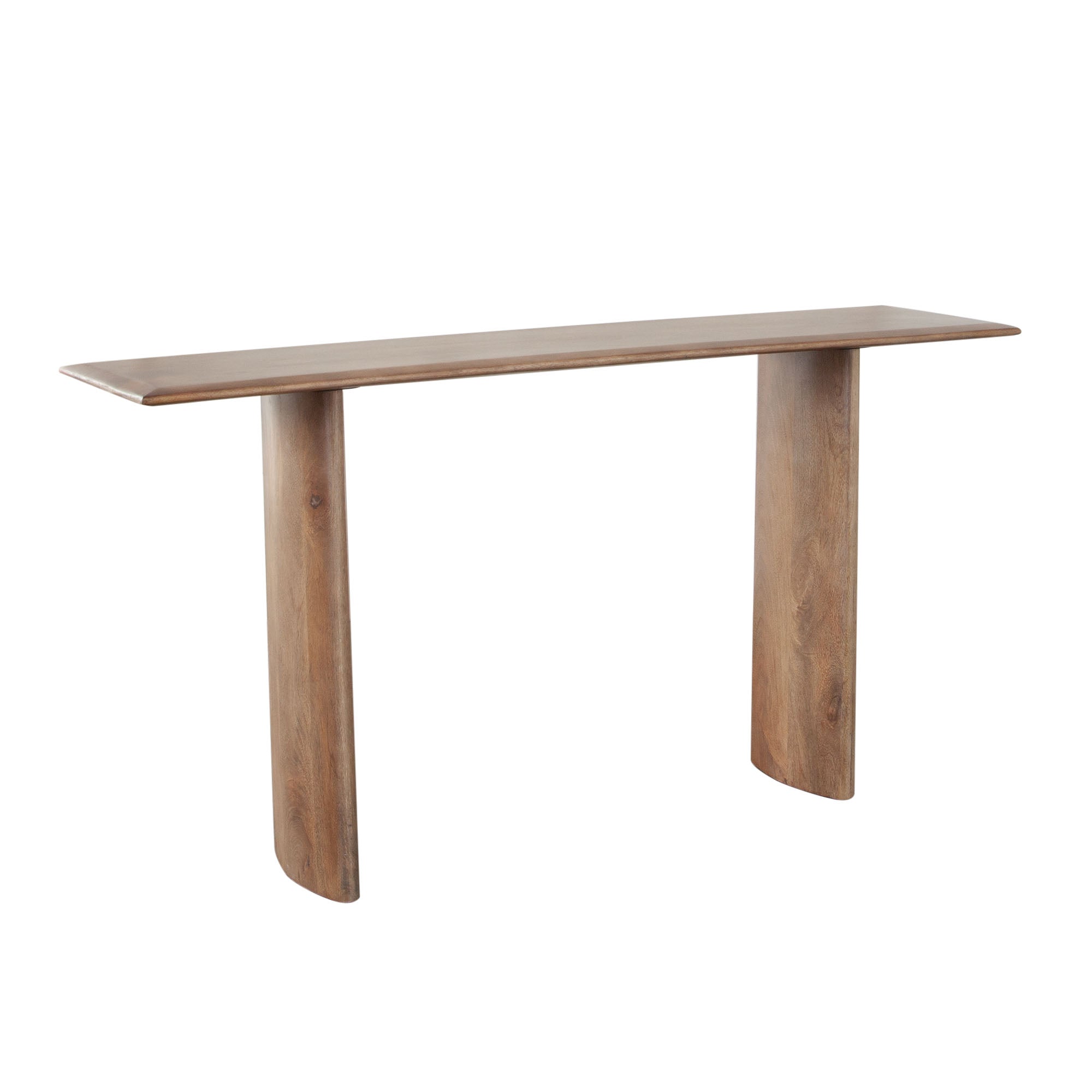 Nara Console Table in Caramel/Walnut Finish by Diamond Sofa