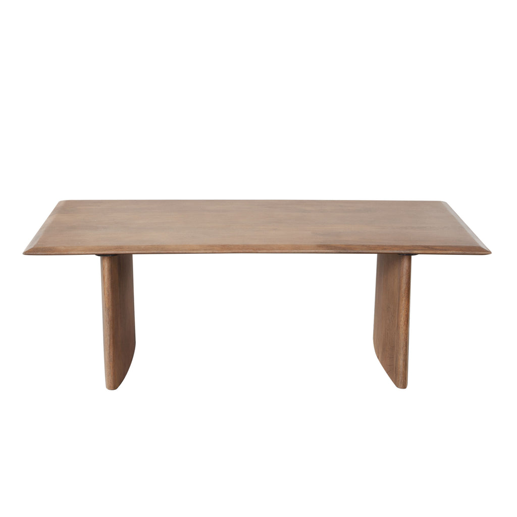 Nara Rectangular Cocktail Table in Caramel/Walnut Finish by Diamond Sofa