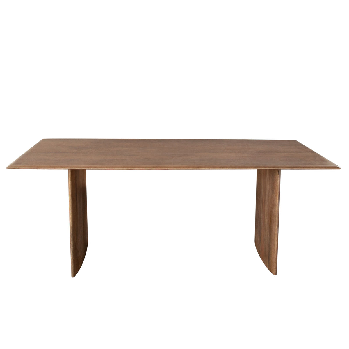 Nara 80" Wood Dining Table in Caramel/Walnut Finish by Diamond Sofa