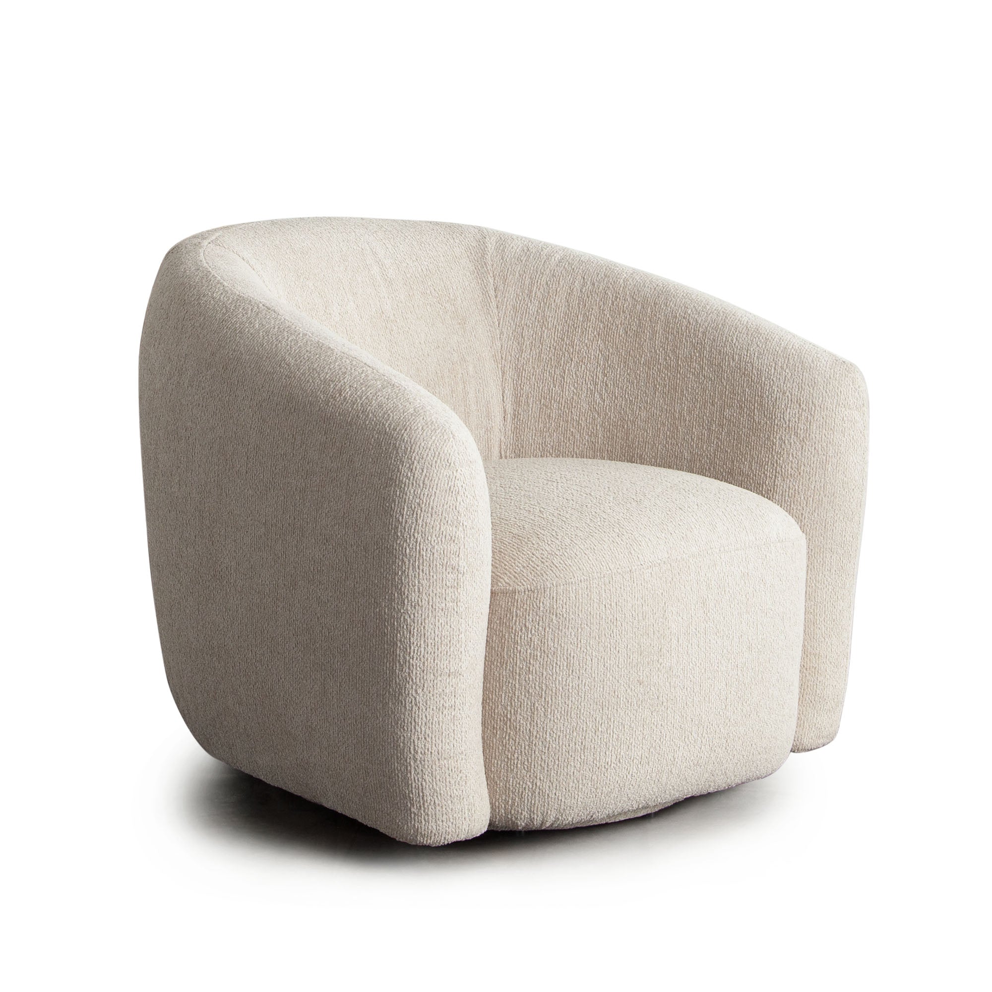 Ocean Swivel Accent Chair in Birch Performance Fabric by Diamond Sofa