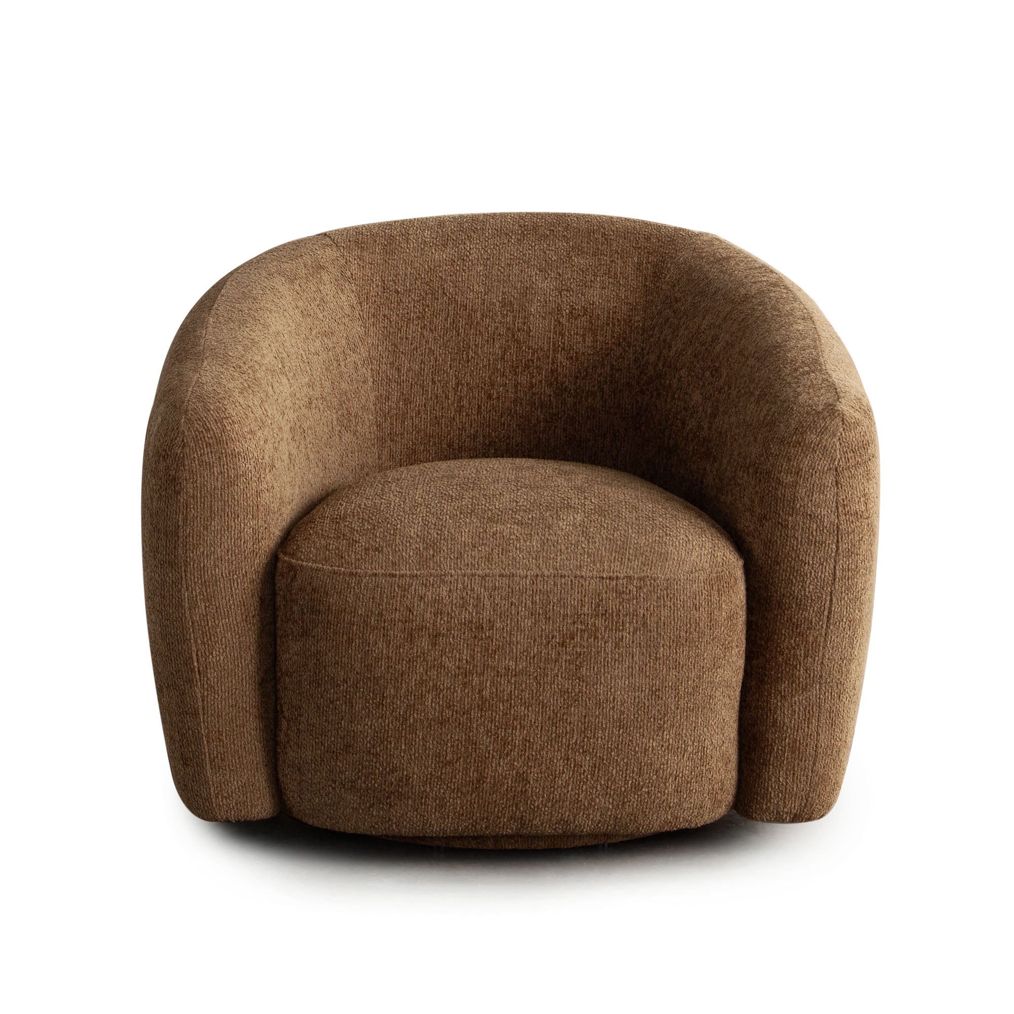 Ocean Swivel Accent Chair in Dune Medal Bronze Performance Fabric by Diamond Sofa