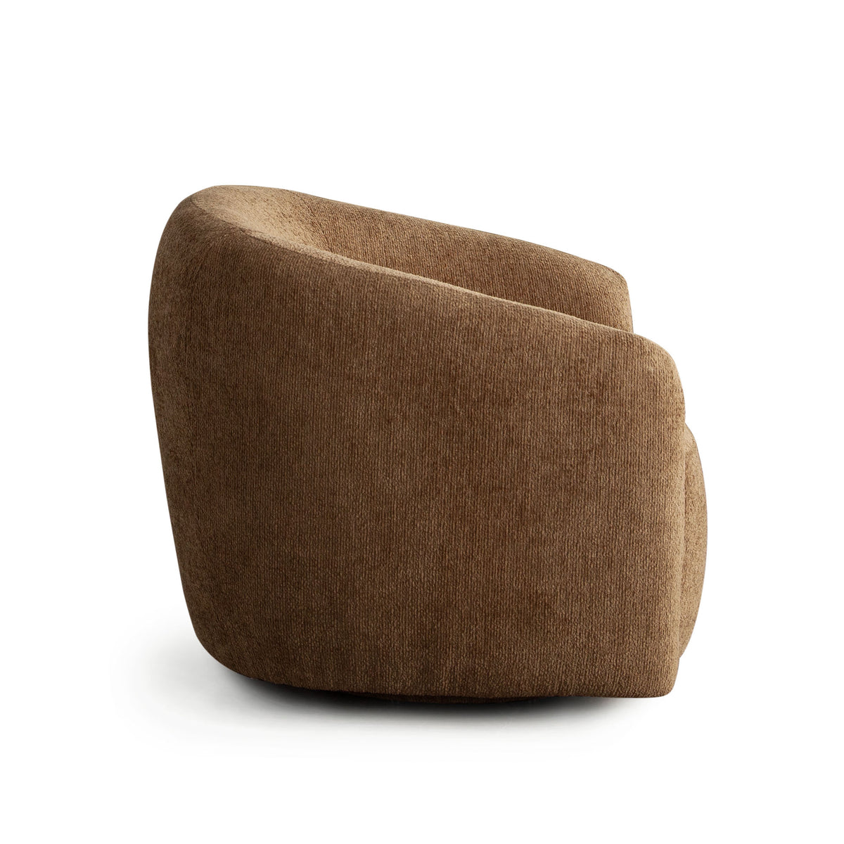 Ocean Swivel Accent Chair in Dune Medal Bronze Performance Fabric by Diamond Sofa