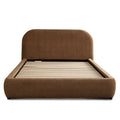 Ocean Eastern King Bed with Mattress Platform in Dune Medal Bronze Performance Fabric by Diamond Sofa