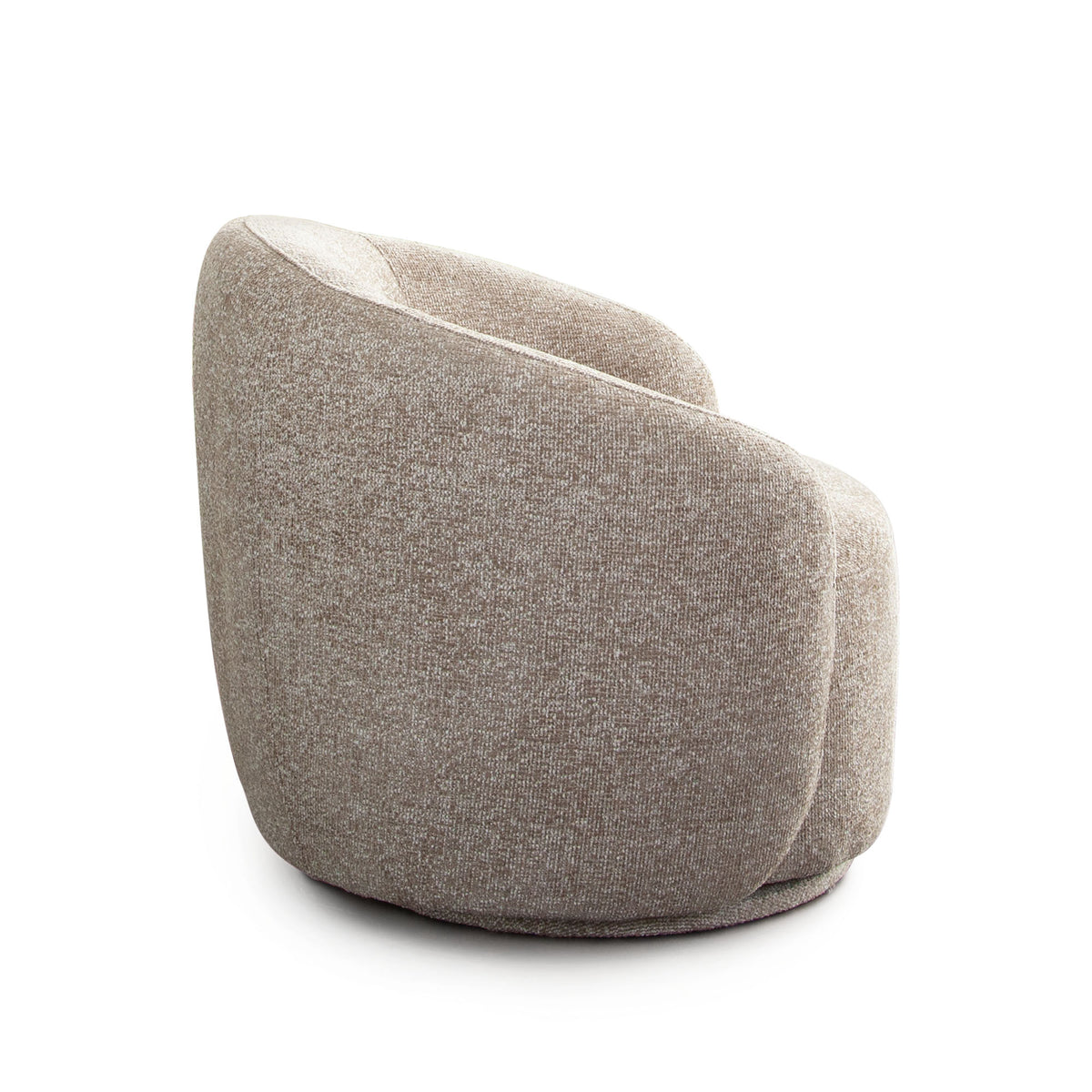 Olli Swivel Chair in Wheat Polyester Fabric by Diamond Sofa