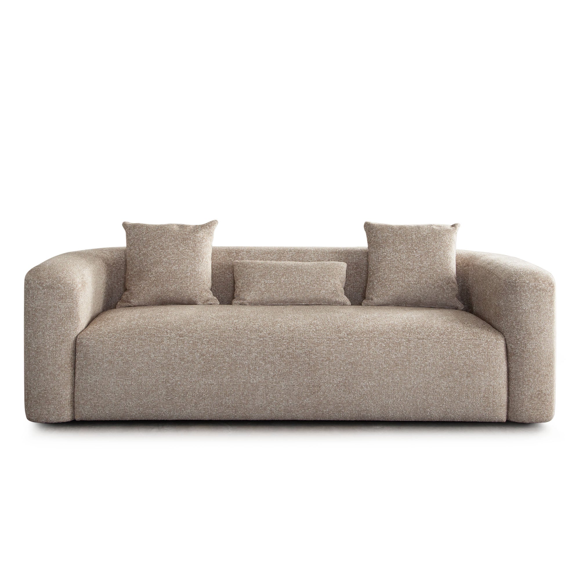 Olli Sofa in Wheat Polyester Fabric by Diamond Sofa