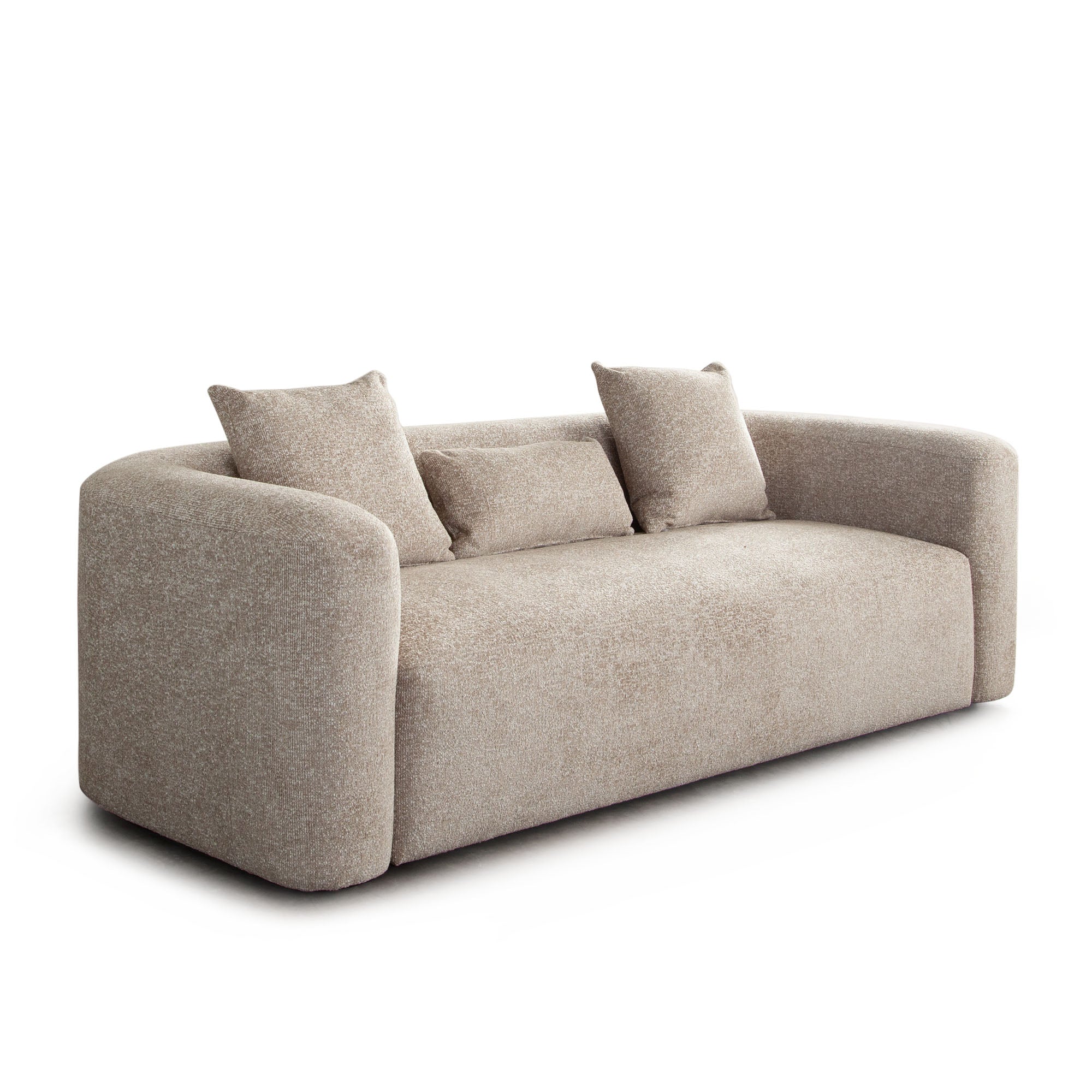 Olli Sofa in Wheat Polyester Fabric by Diamond Sofa