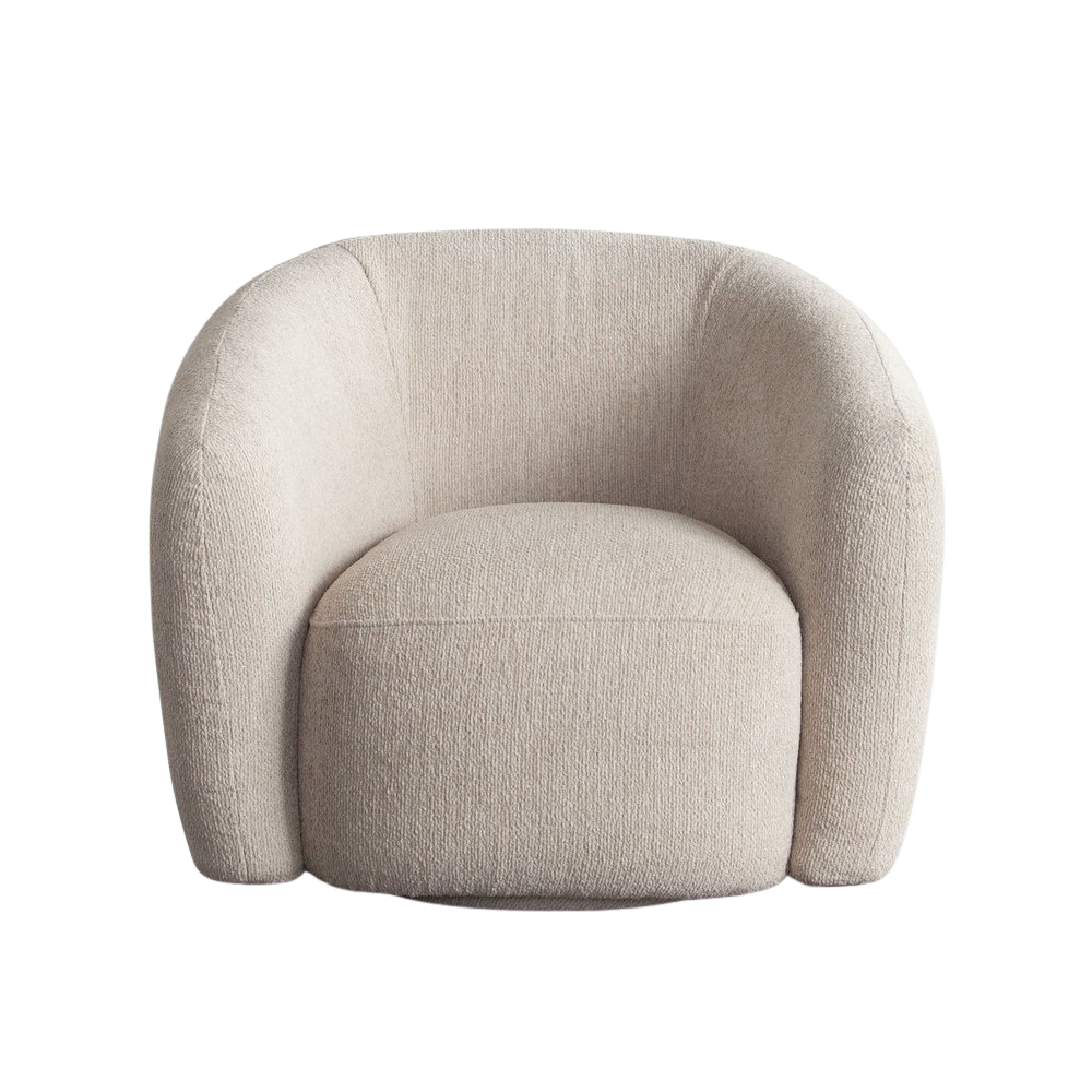 Ocean Swivel Accent Chair in Birch Performance Fabric by Diamond Sofa