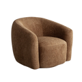 Ocean Swivel Accent Chair in Dune Medal Bronze Performance Fabric by Diamond Sofa