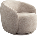 Olli Swivel Chair in Wheat Polyester Fabric by Diamond Sofa