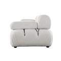 Paloma 3PC Modular 111 Inch Sofa in Light Cream Velvet by Diamond Sofa