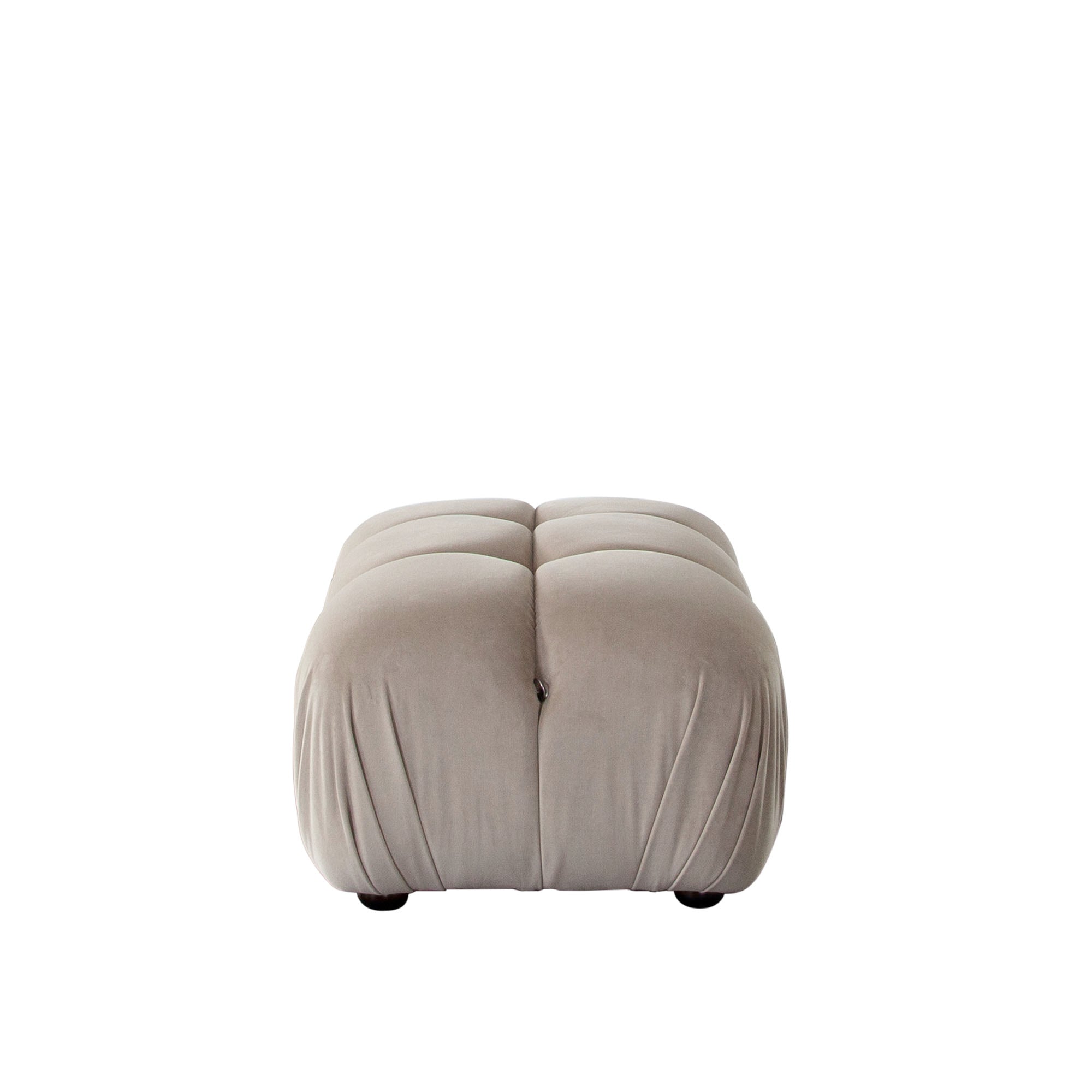 Paloma Rectangle Ottoman in Mink Tan Velvet by Diamond Sofa