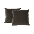 Set of (2) 16" Square Accent Pillows in Winter Moss Performance Velvet by Diamond Sofa