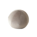 Set of (2) 10" Round Accent Pillows in Mink Tan Velvet by Diamond Sofa