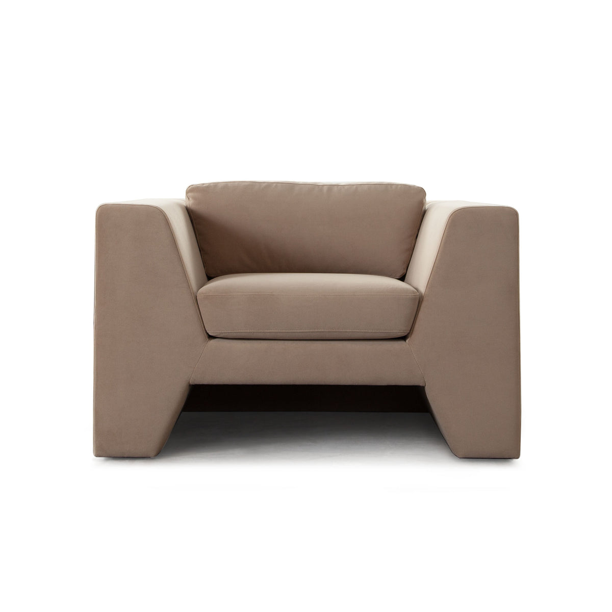 Rift Chair in Camel Performance Velvet by Diamond Sofa