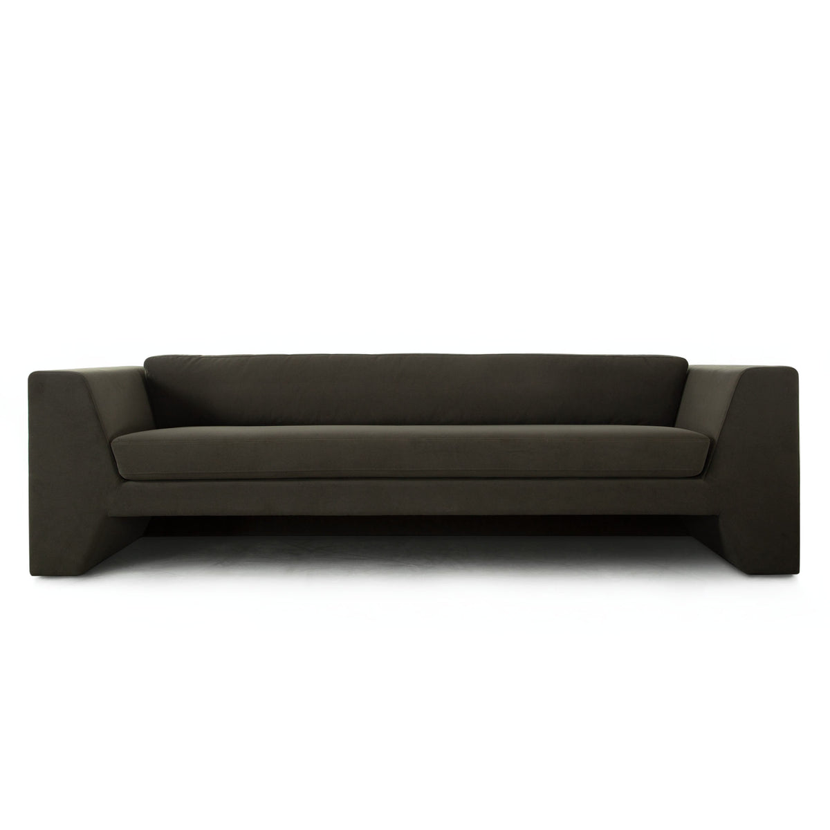 Rift Sofa in Moss Green Performance Velvet by Diamond Sofa