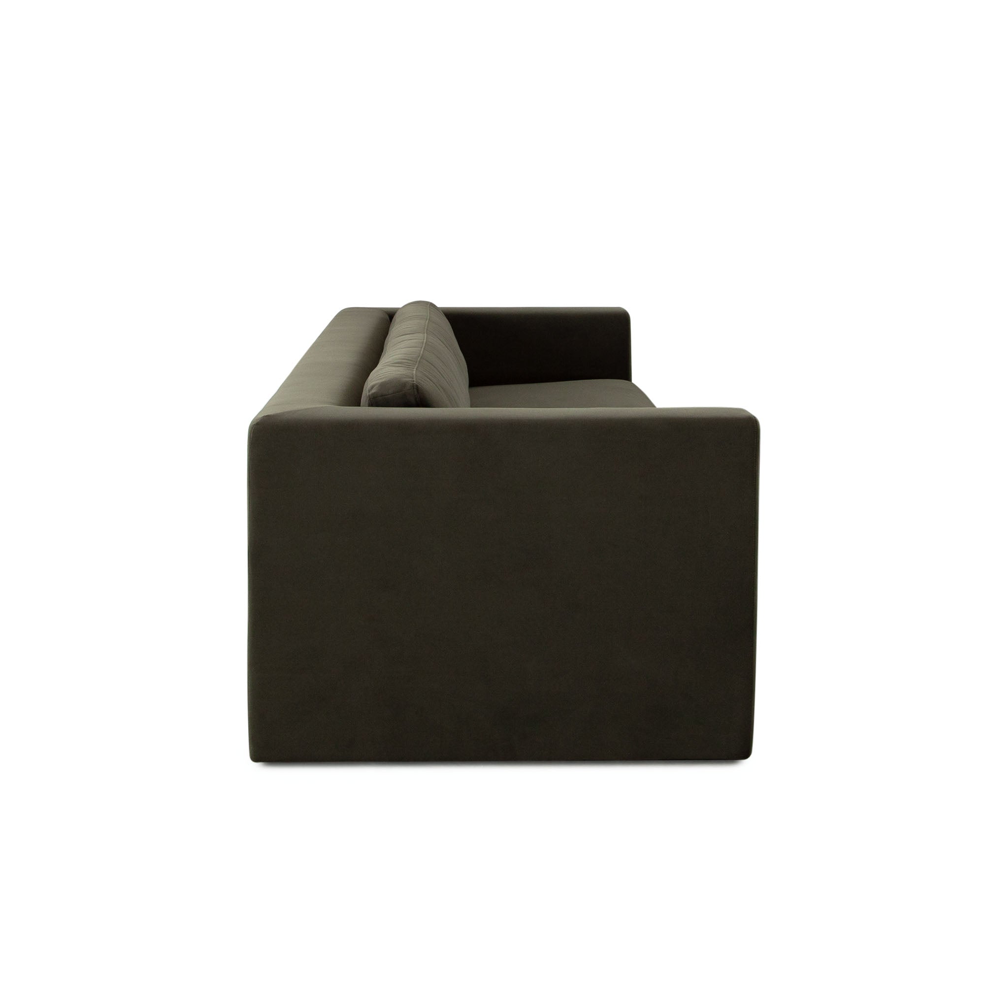 Rift Sofa in Moss Green Performance Velvet by Diamond Sofa
