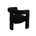 Scout Dining/Accent Chair in Black Boucle Fabric by Diamond Sofa