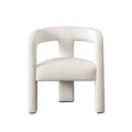 Scout Dining/Accent Chair in Ivory Boucle Fabric by Diamond Sofa