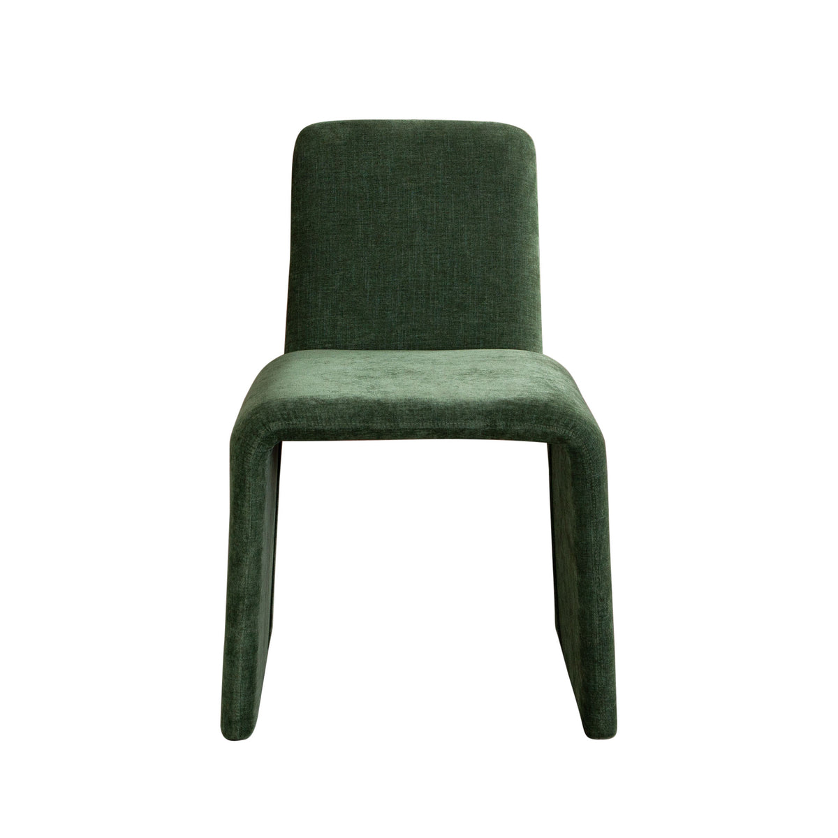 Sona Dining Chair in Spruce Green Fabric by Diamond Sofa