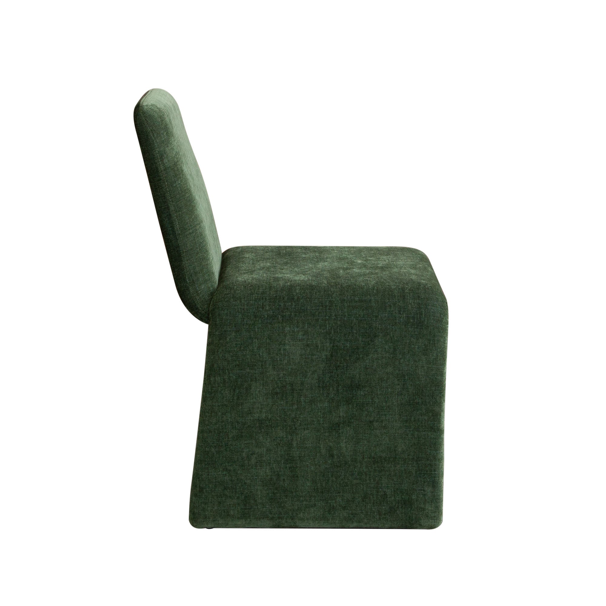 Sona Dining Chair in Spruce Green Fabric by Diamond Sofa