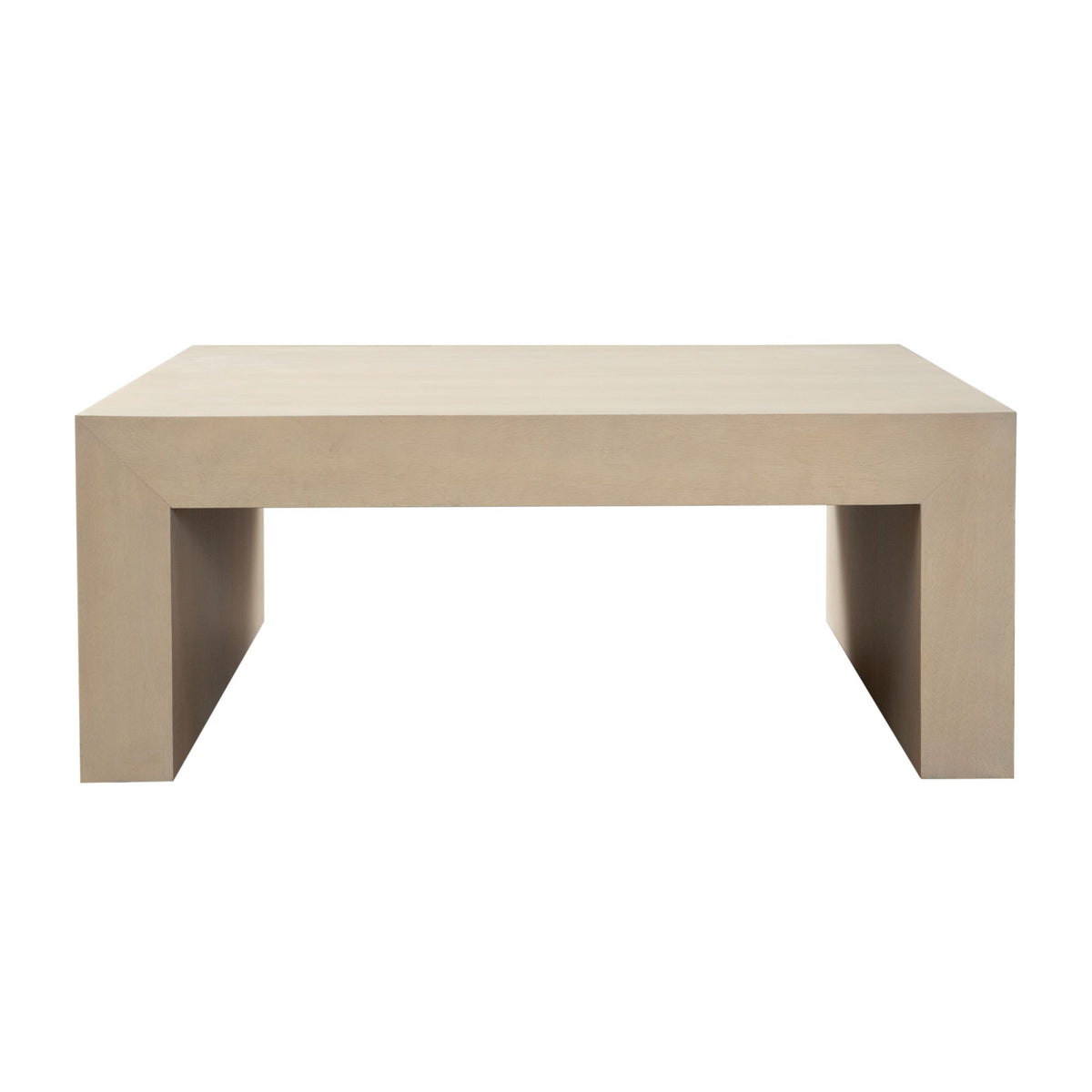 Sonoma 40" Square Wood Cocktail Table in Light Natural Grey Wash Finish by Diamond Sofa
