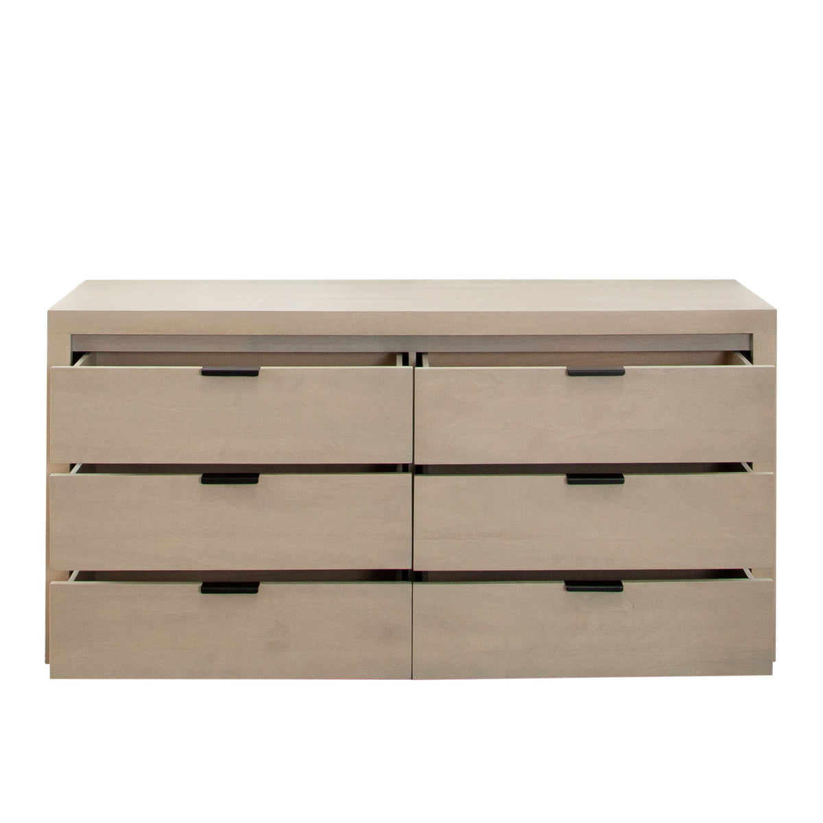 Sonoma 6-Drawer Wood Dresser in Light Natural Grey Wash Finish by Diamond Sofa