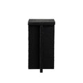Spectre Black Slat Stone Accent Table by Diamond Sofa