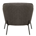 Status Accent Chair in Grey Fabric with Metal Leg by Diamond Sofa